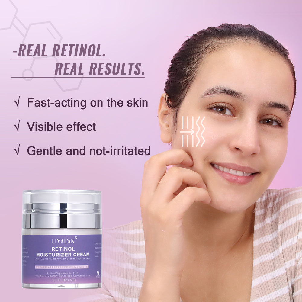 Retinol Face Cream Lifting Anti Aging Anti Eye Bags Remove Wrinkle Firming Moisturiser